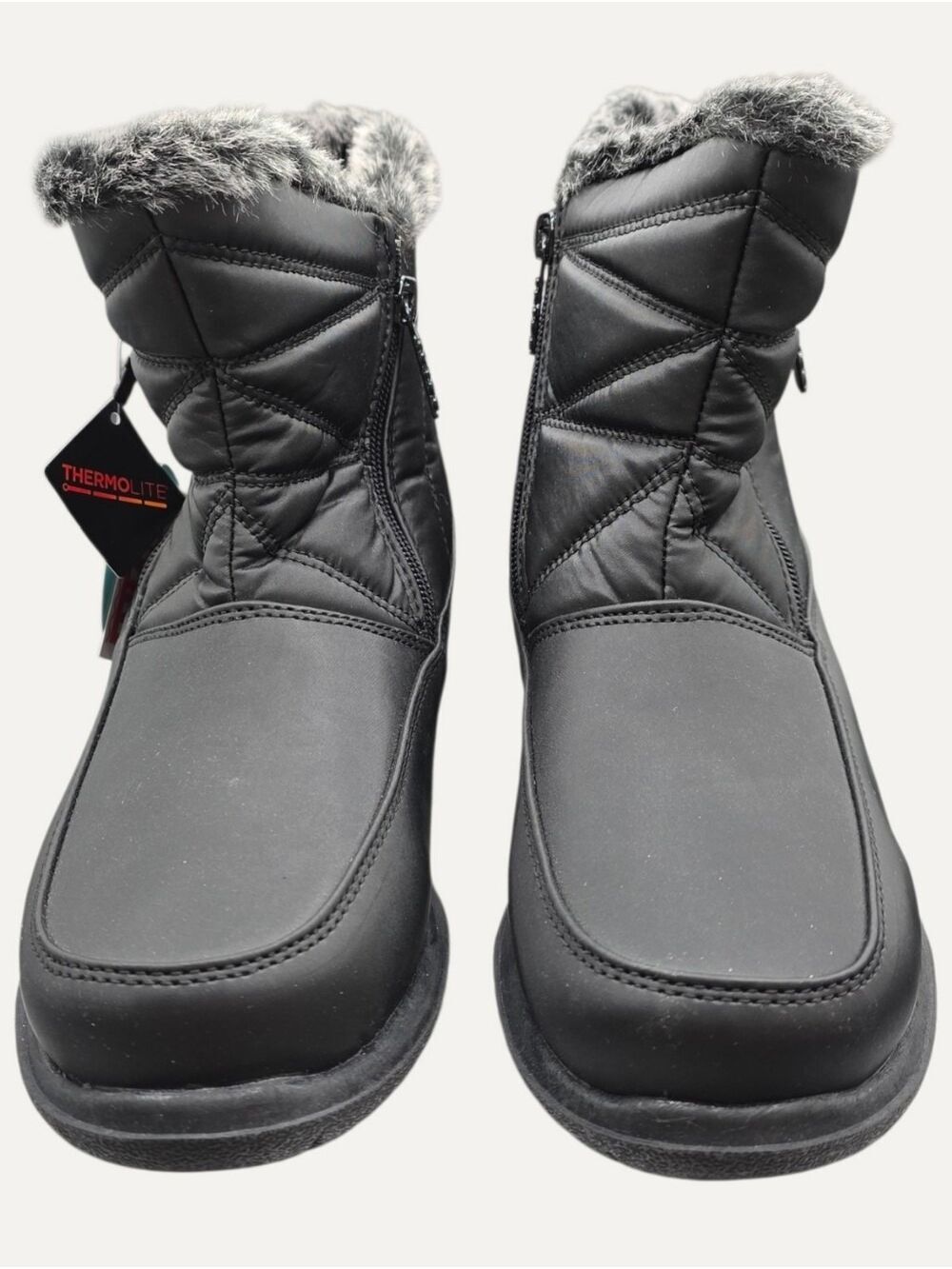 Totes Dalia Waterproof Thermolite Winter Boots Black 9.5W NWT - Picture 3 of 9